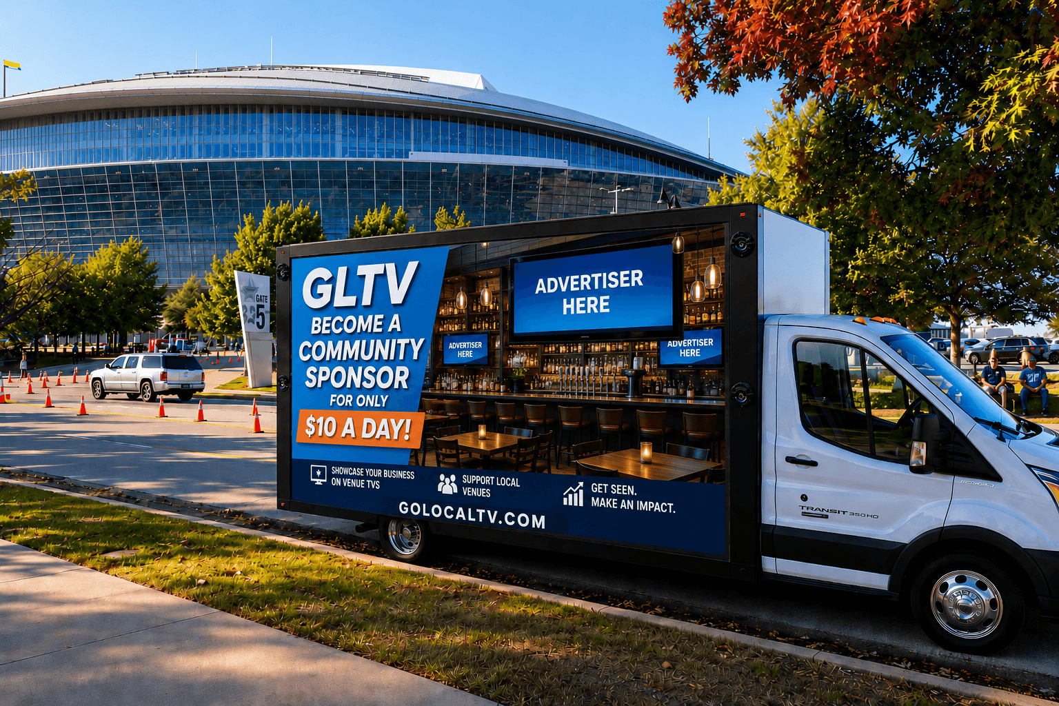 Go Local TV LED billboard truck