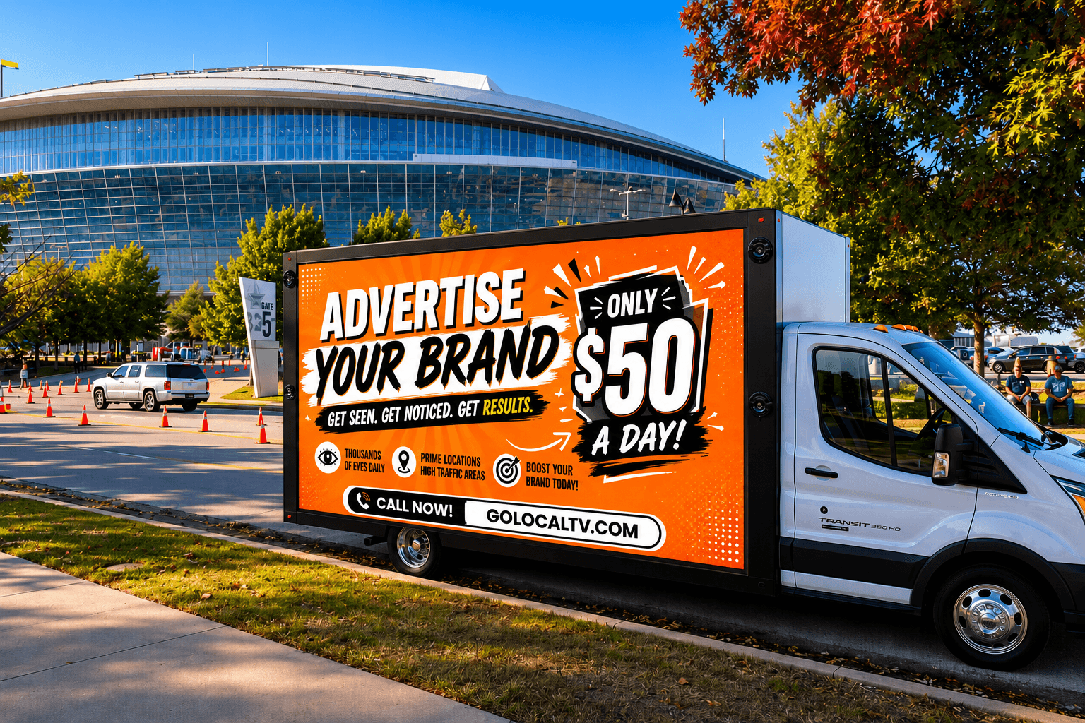 Go Local TV LED billboard truck